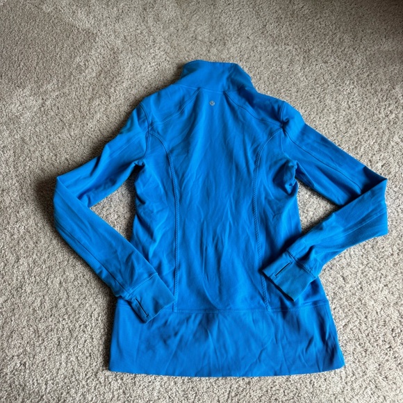 Lululemon Bright Blue Full Length Define Zip Up Size 10 - Picture 8 of 9